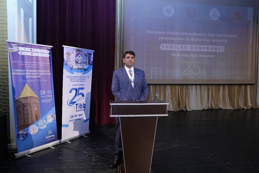 NDU Tibb Fakültəsinin yaranmasının 25 illiyinə həsr olunmuş "Tibb 25" tədbirinin açılış mərasimindən