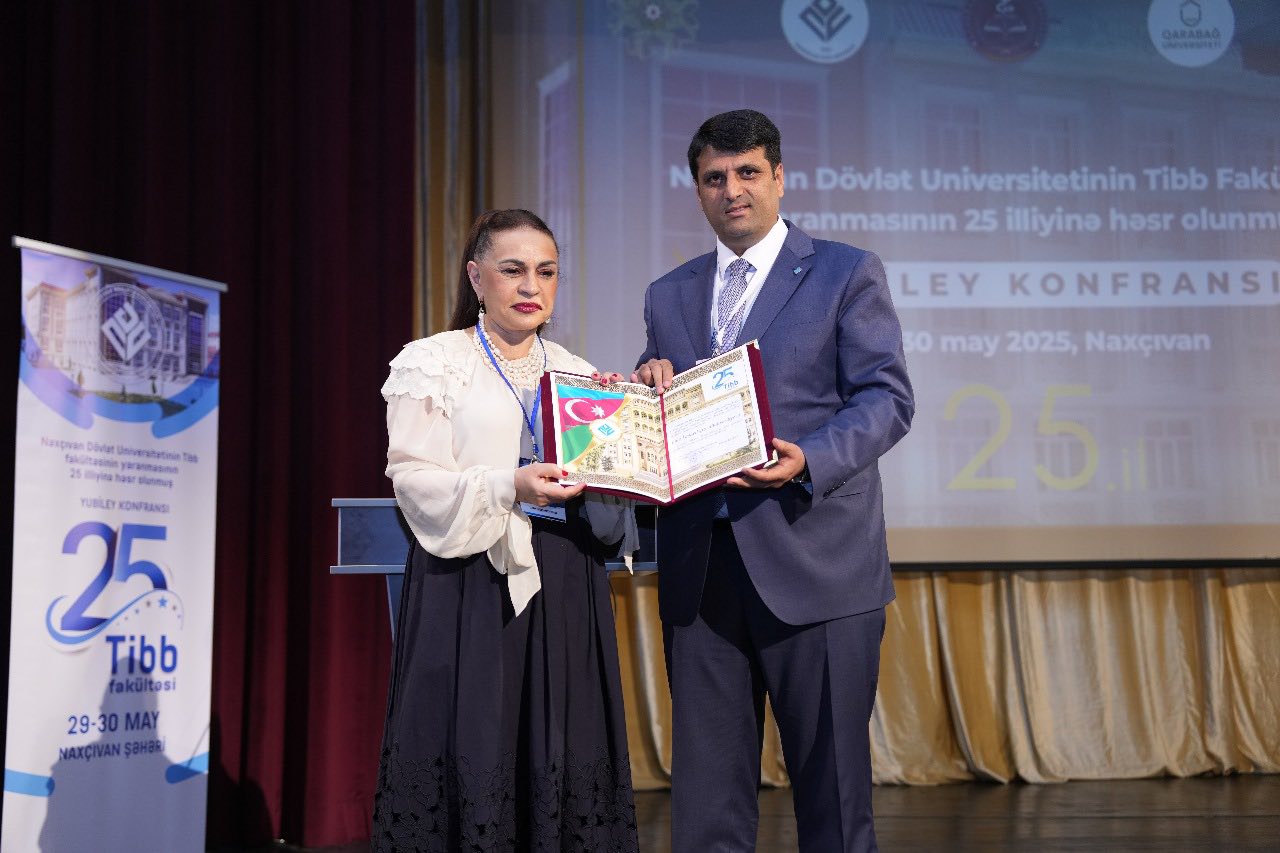 NDU Tibb Fakültəsinin yaranmasının 25 illiyinə həsr olunmuş "Tibb 25" tədbirinin açılış mərasimindən