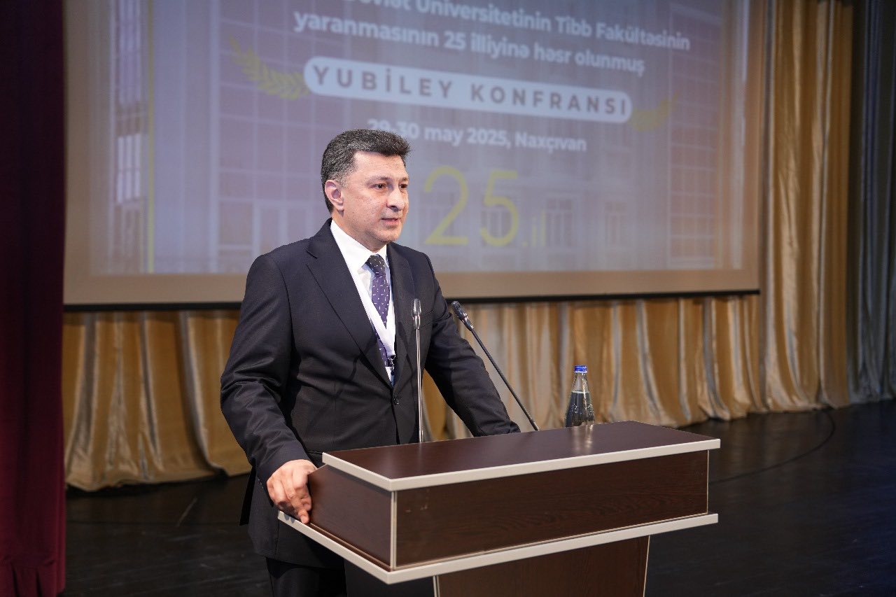 NDU Tibb Fakültəsinin yaranmasının 25 illiyinə həsr olunmuş "Tibb 25" tədbirinin açılış mərasimindən