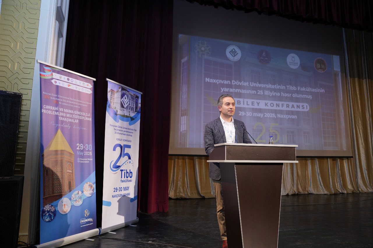 NDU Tibb Fakültəsinin yaranmasının 25 illiyinə həsr olunmuş "Tibb 25" tədbirinin açılış mərasimindən