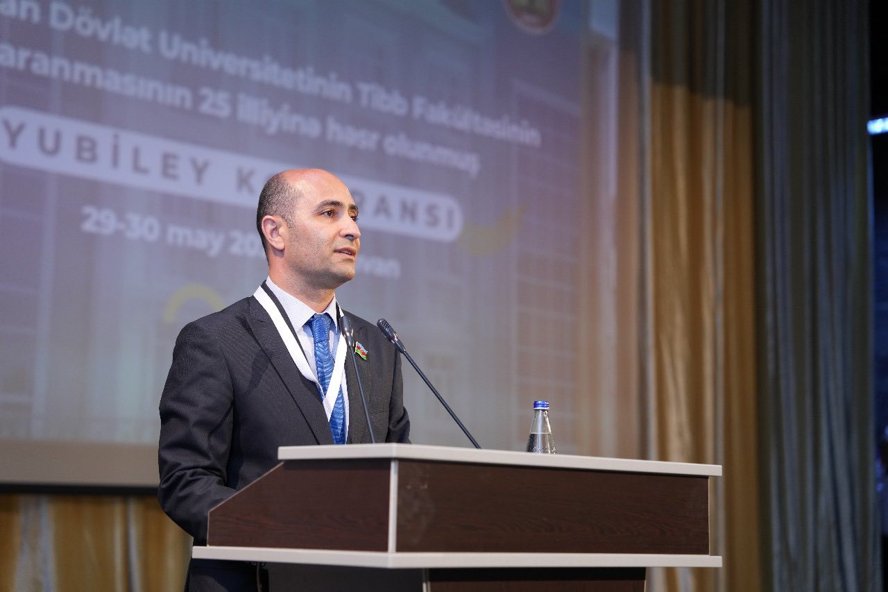 NDU Tibb Fakültəsinin yaranmasının 25 illiyinə həsr olunmuş "Tibb 25" tədbirinin açılış mərasimindən