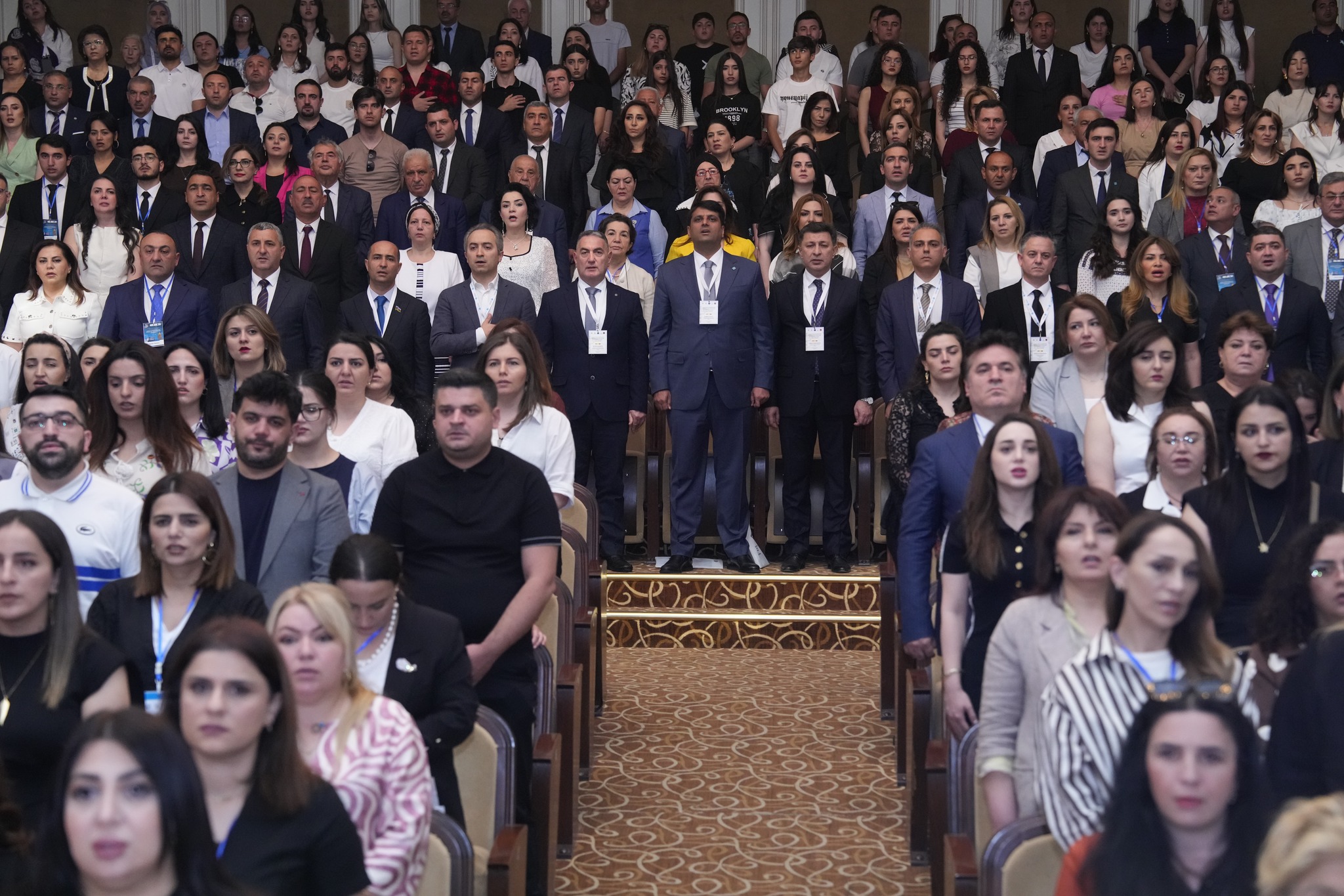 NDU Tibb Fakültəsinin yaranmasının 25 illiyinə həsr olunmuş "Tibb 25" tədbirinin açılış mərasimindən