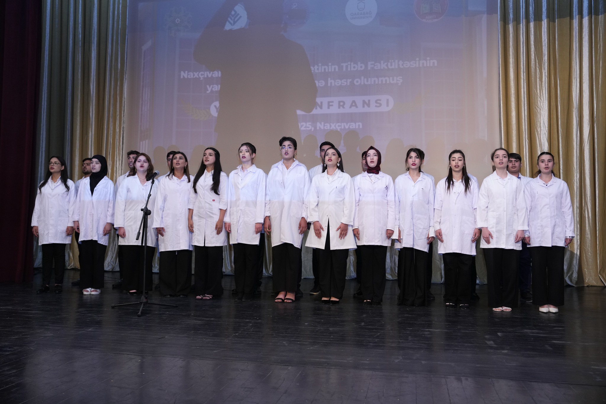 NDU Tibb Fakültəsinin yaranmasının 25 illiyinə həsr olunmuş "Tibb 25" tədbirinin açılış mərasimindən