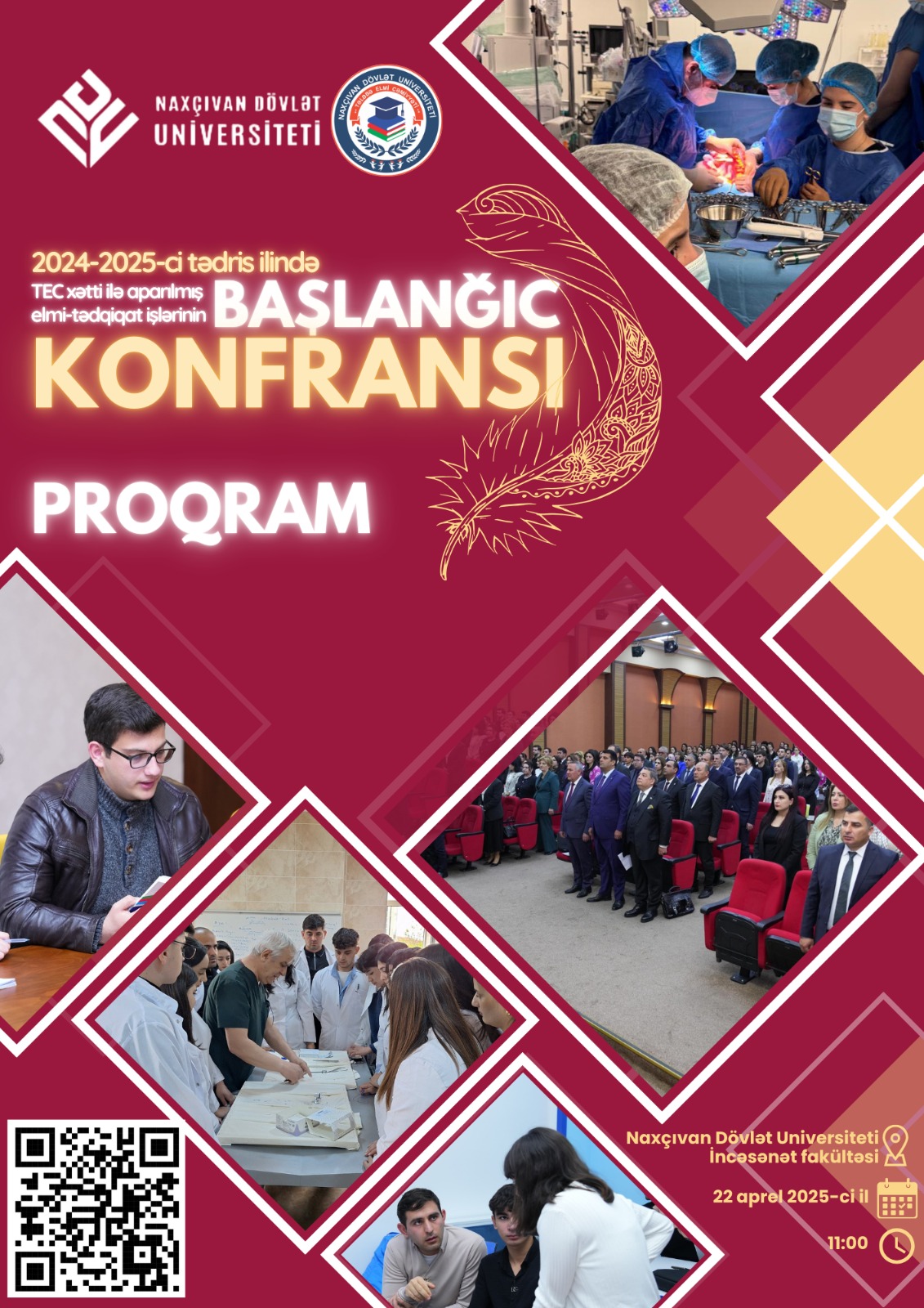 2024–2025-ci tədris ilində TEC xətti ilə aparılmış elmi-tədqiqat işlərinin BAŞLANĞIC KONFRANSI